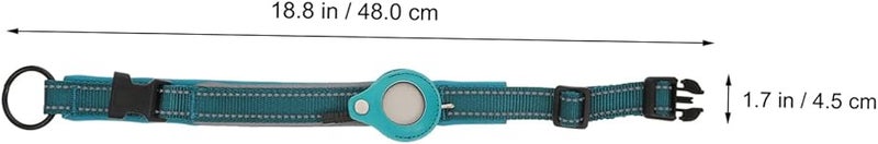 Jojofuny Pet Collar Compatible With Airtags For Dogs Comfortable Neoprene Lining Easy Install - Image 5